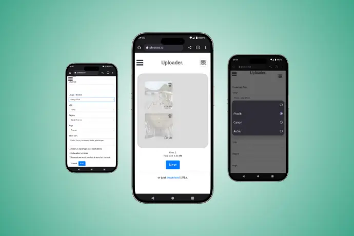 Import from the advanced Uploader