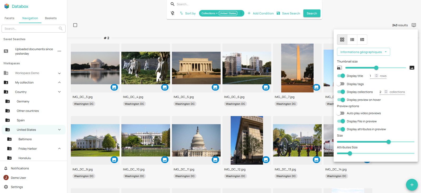 Préférences d'affichage